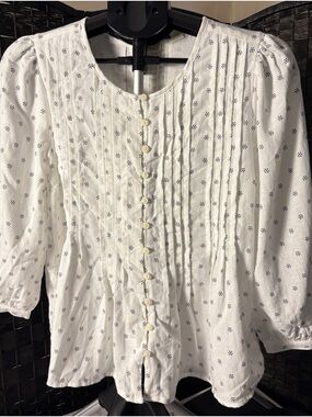NWT Levi’s Women’s Linen Cotton Blend Blouse, Size XS